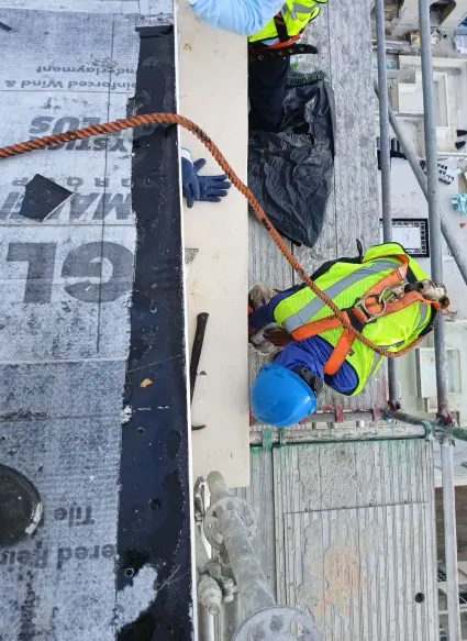 Roof repair services for leaks and storm damage