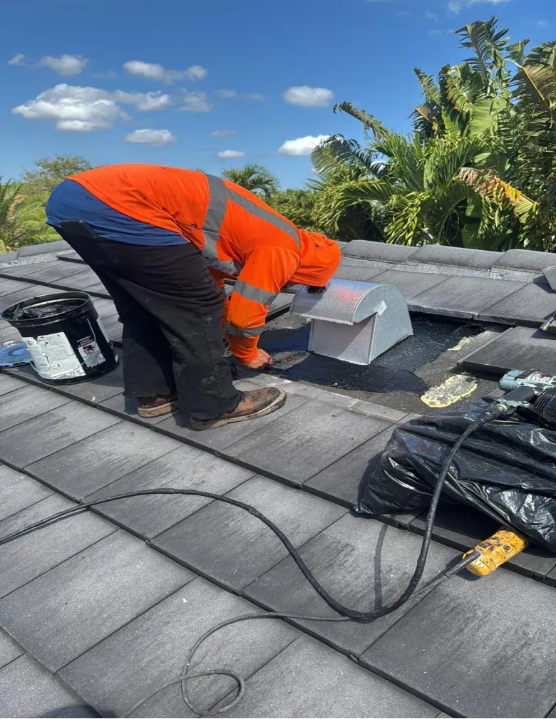 Roof repair services in Broward County, Miami-Dade County, and Palm Beach County